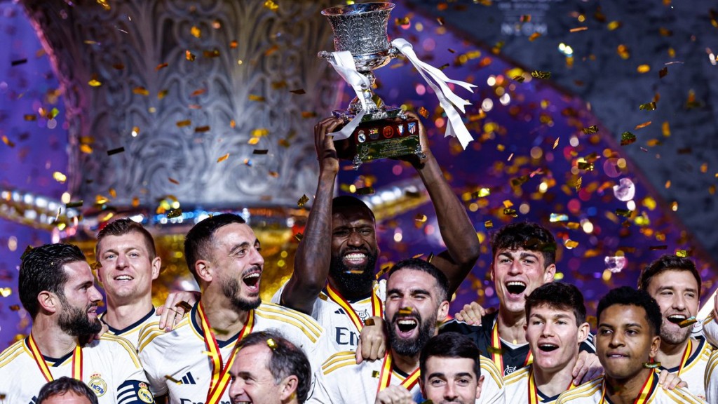 Vinícius ge hattrick aaeku Real in Super Cup ufulaalaifi