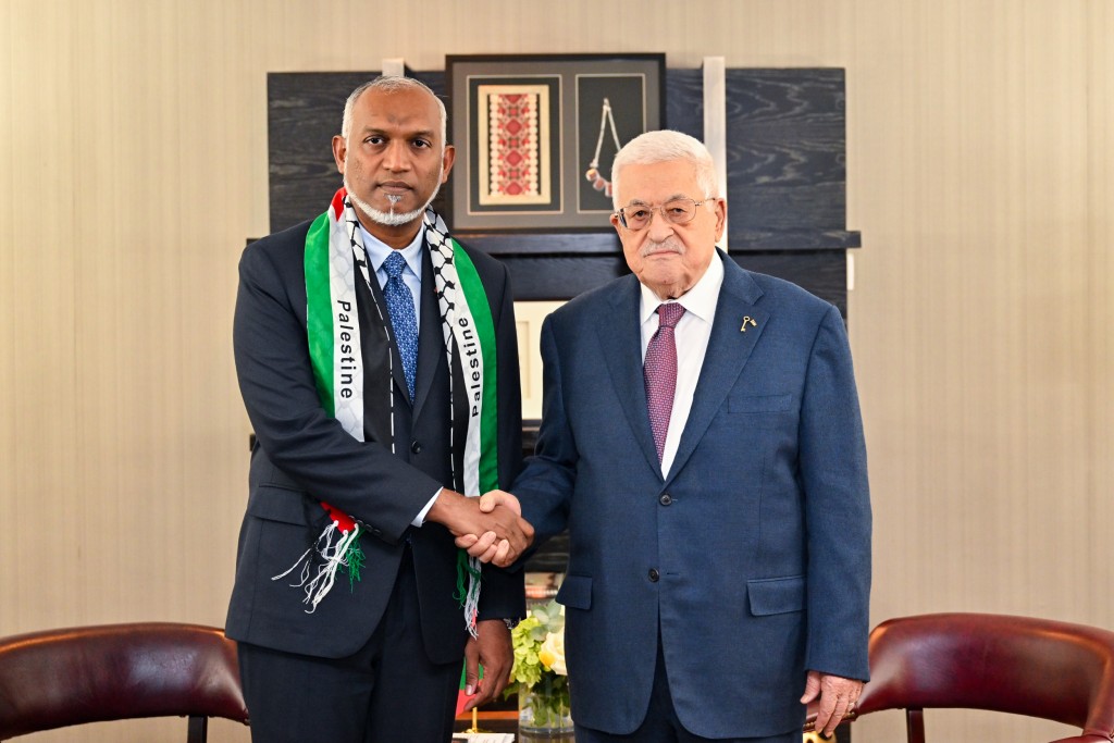 Garaaru balaigathumakee Palestine ge hamajehumah gaumuthakun beynunvaa kamuge hekkeh: Raees 