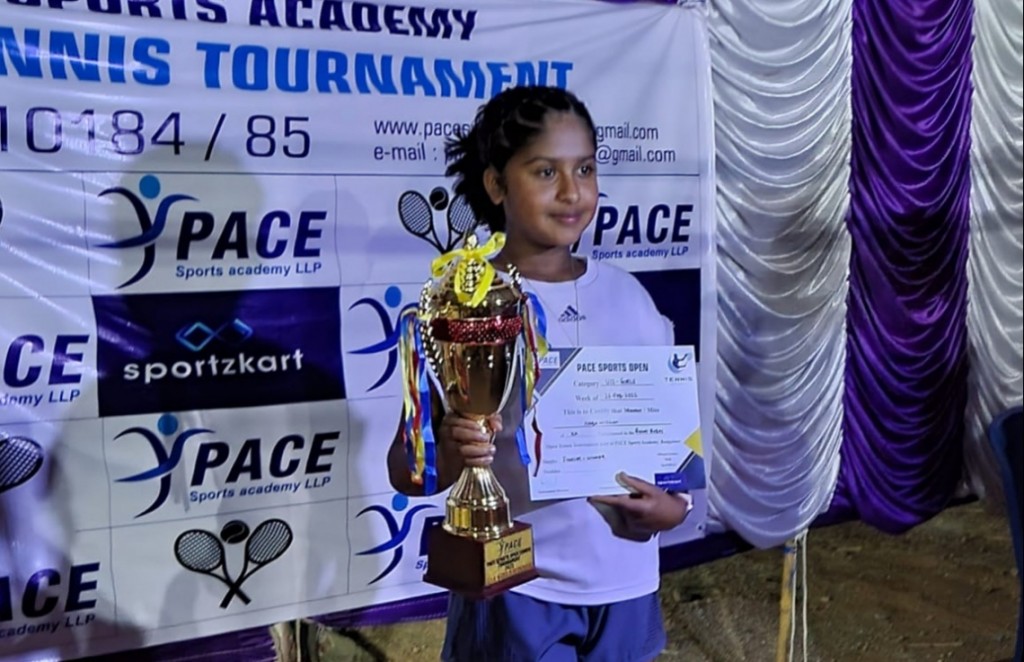 India ge tennis mubaaraathuge championkan Naba hoadhaifi
