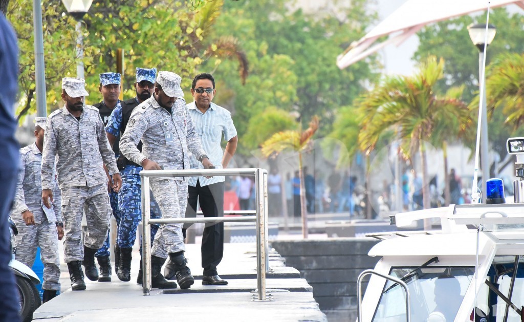 President Yameen transferred back to prison after treatment