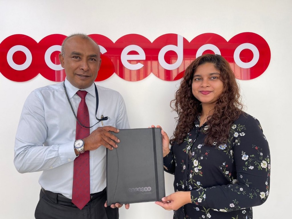 Club Maldives platinum sponsor akah Ooredoo Maldives