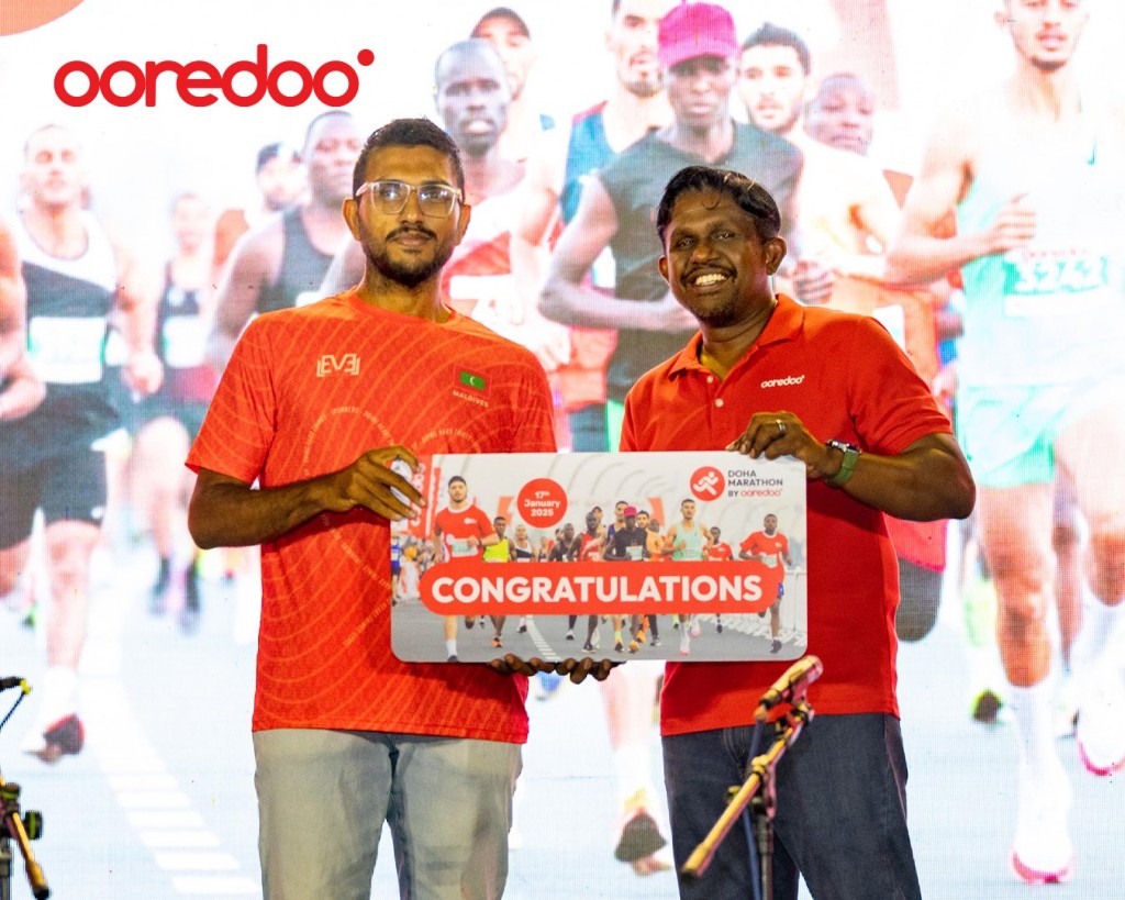 Doha marathon ge furusathu libey Ooredoo 2 customer inn hovaifi