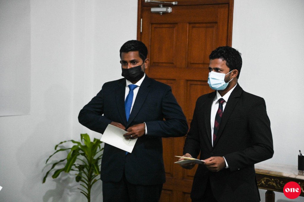 Criminal Court ge fanidyaaru kamah Ali Nadeem aai Ismail Shafeeu ayyanu kohfi