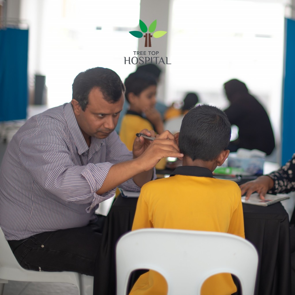 Tree Top Hospital in Hulhumale' ge 2 school ehgge 640 dharivarehgge health screening hadhaidheefi