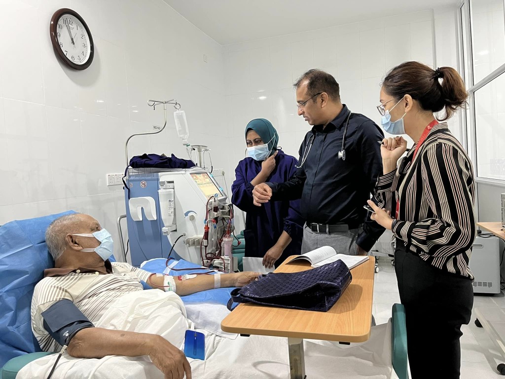 Lh. Atholhu Hospital gai Dialysis ge hidhumaiy fashaifi