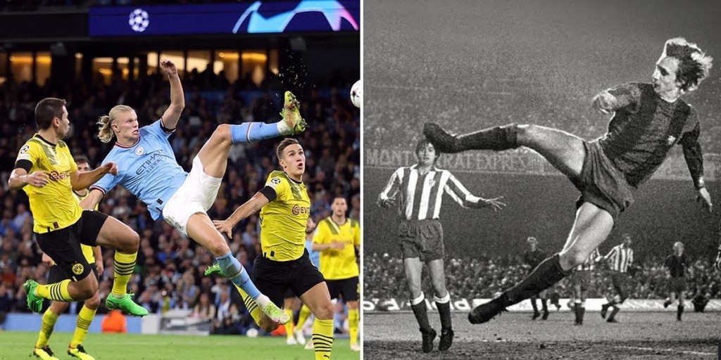 Haaland ge goal in Guardiola ah han'dhaan aavee Cruyff!