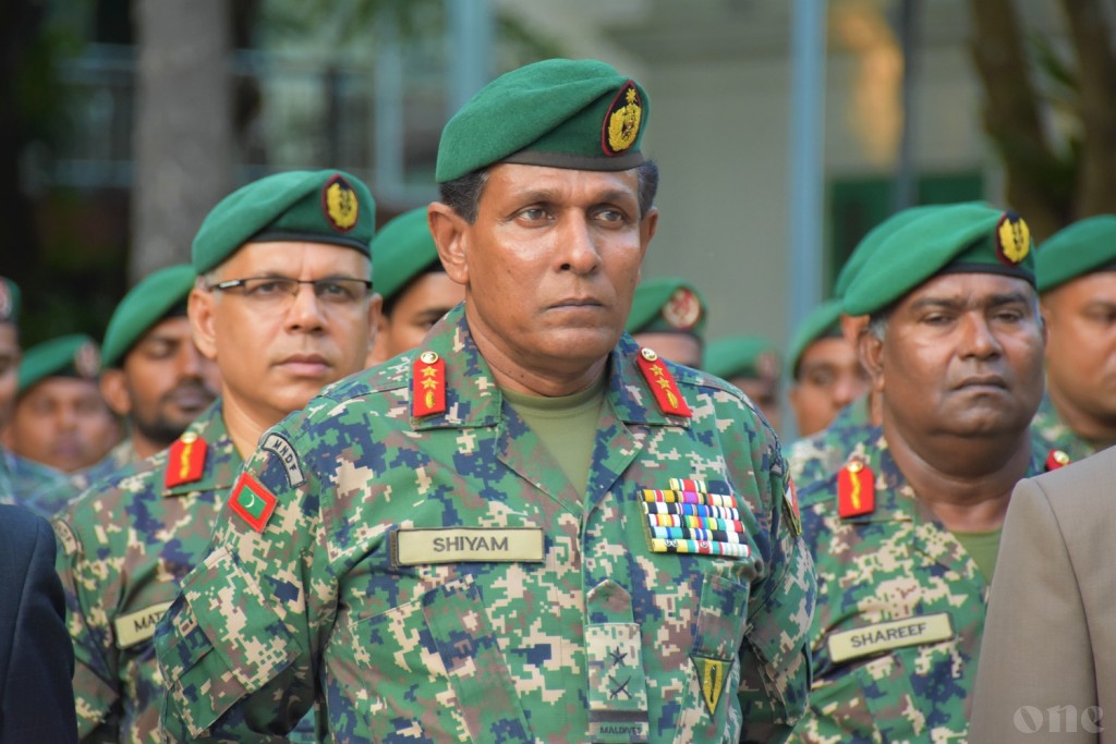 Kureege Chief of Defence Force Shiyam dhauvaa ah inkaarukurahvvaifi