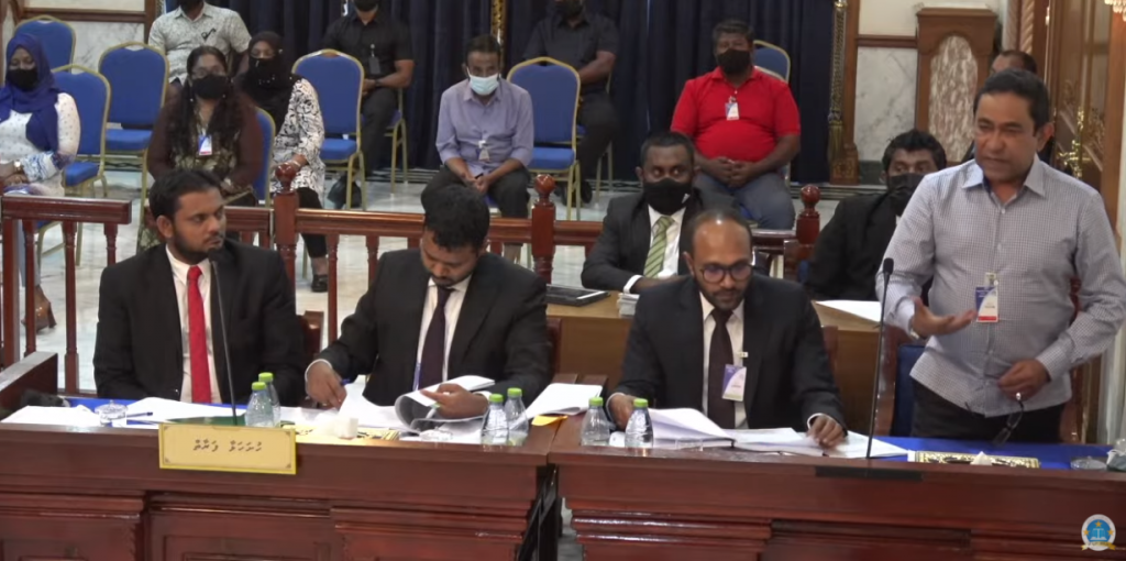 Raees Yaameen joorimanaa kuri adhadhu gaanoonaa hilaafu: Fandiyaaru mahaaz