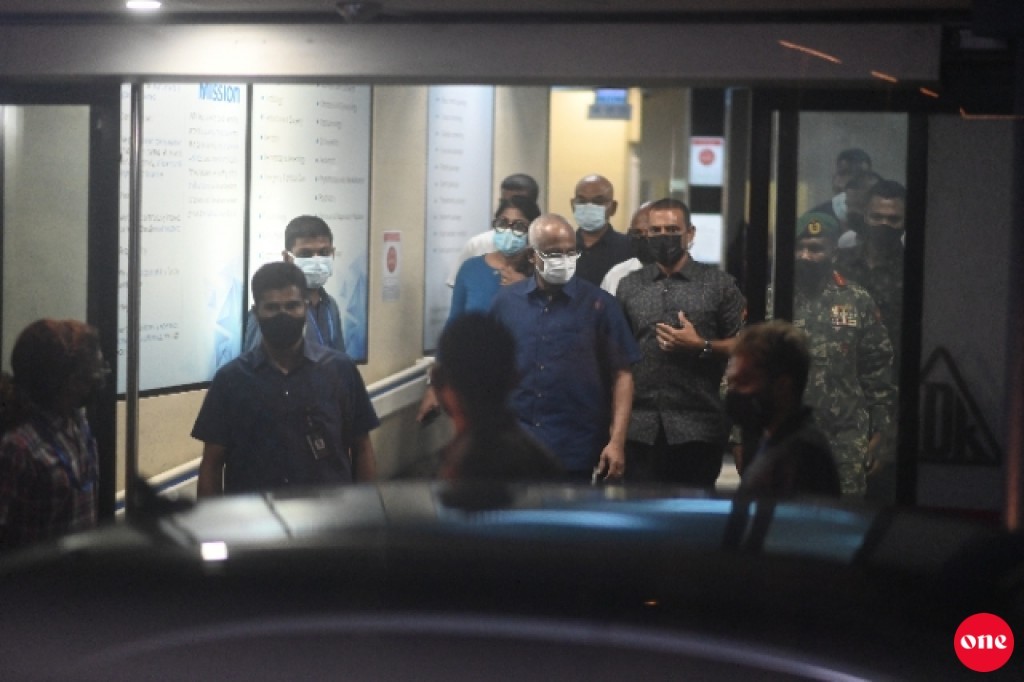 President Solih to ADK to check on former President Nasheed