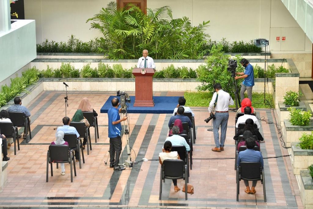Neyngey vaahaka thakah baroasaa nuve thahuleelee noosverikan kurumah Raees Solih govaalavvaifi