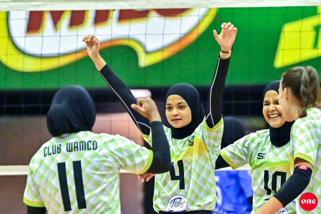 One Photo: Gaumee anhen volley league ge thashi WAMCO in hoadhun