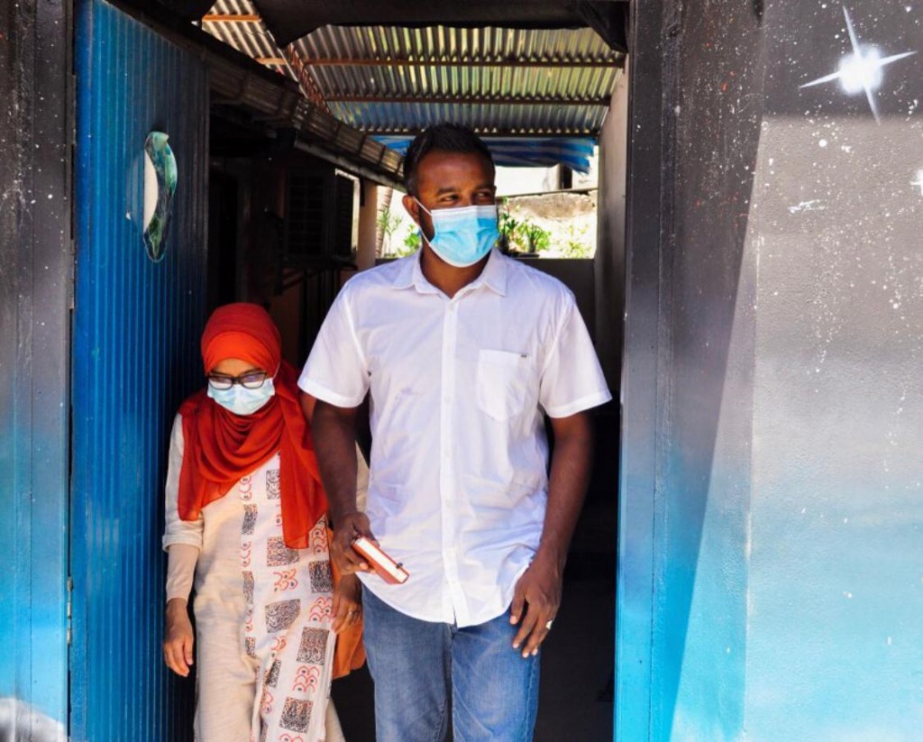 Mayor Aathif ge aadheyhakee Kulhudhuffusheegai Covid facility eh gaaim kodhdhinun!
