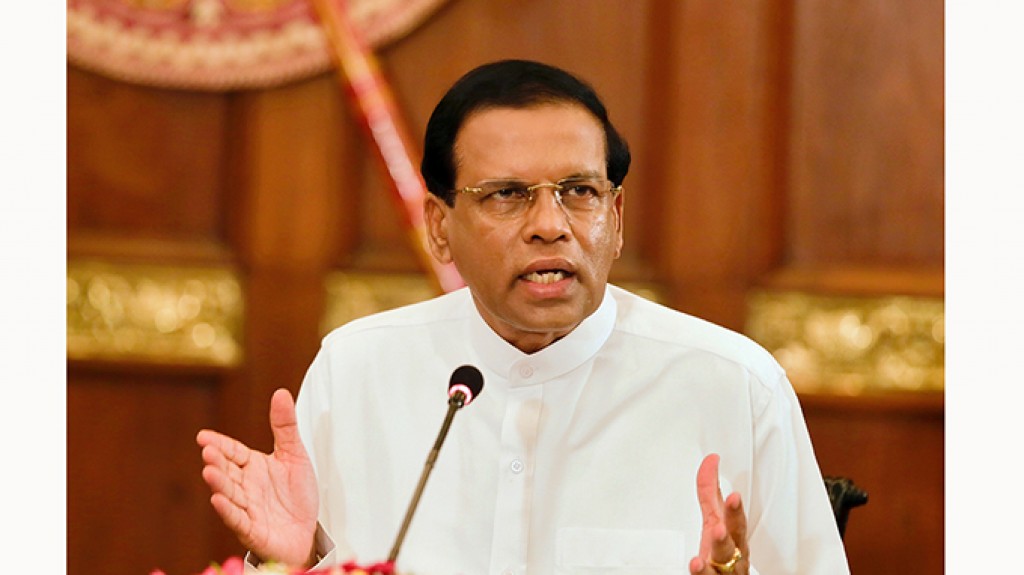 Lankage kureege Raees Sirisena en'buri majilis member kamah