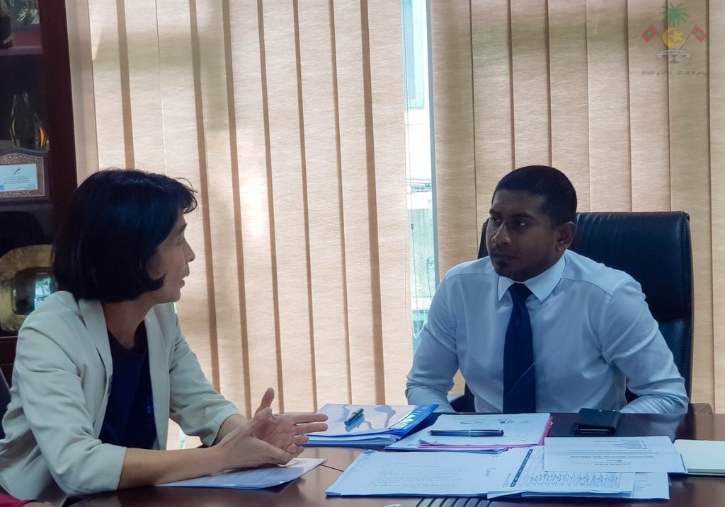 UNDP Resident Representative pays courtesy call on Minister Mahloof