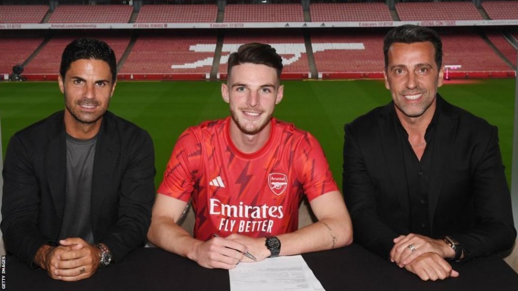 Arsenal in Rice gendhiyaee record 105 million pound agakah