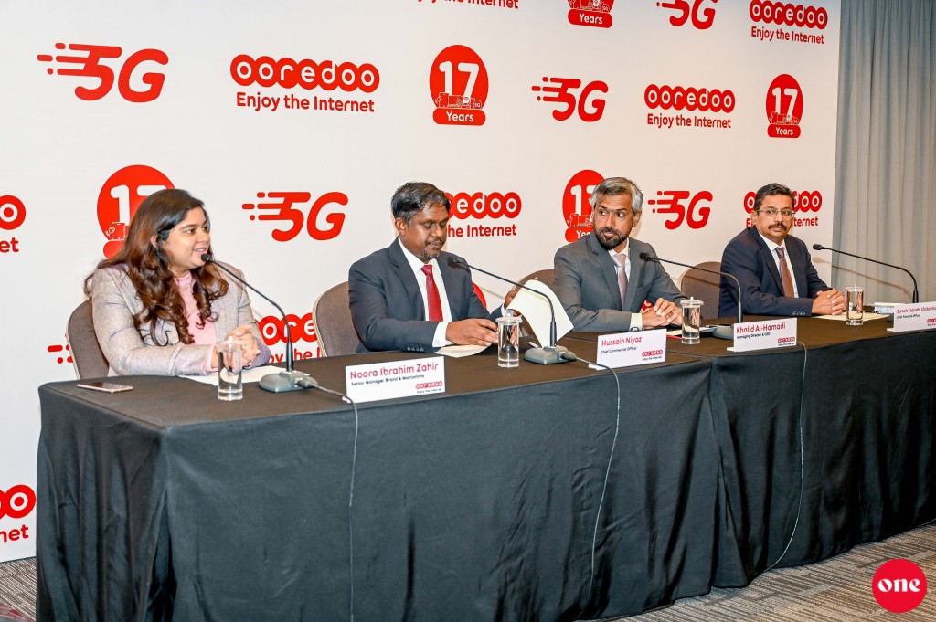 One Photo: Ooredoo ge 5G network Male' sarahadhah fulhaakoh ekan iulaan kurun