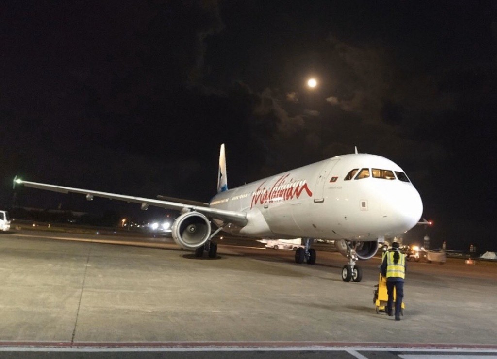 Maldivian returns with 7.4 tonnes of cargo from Dubai