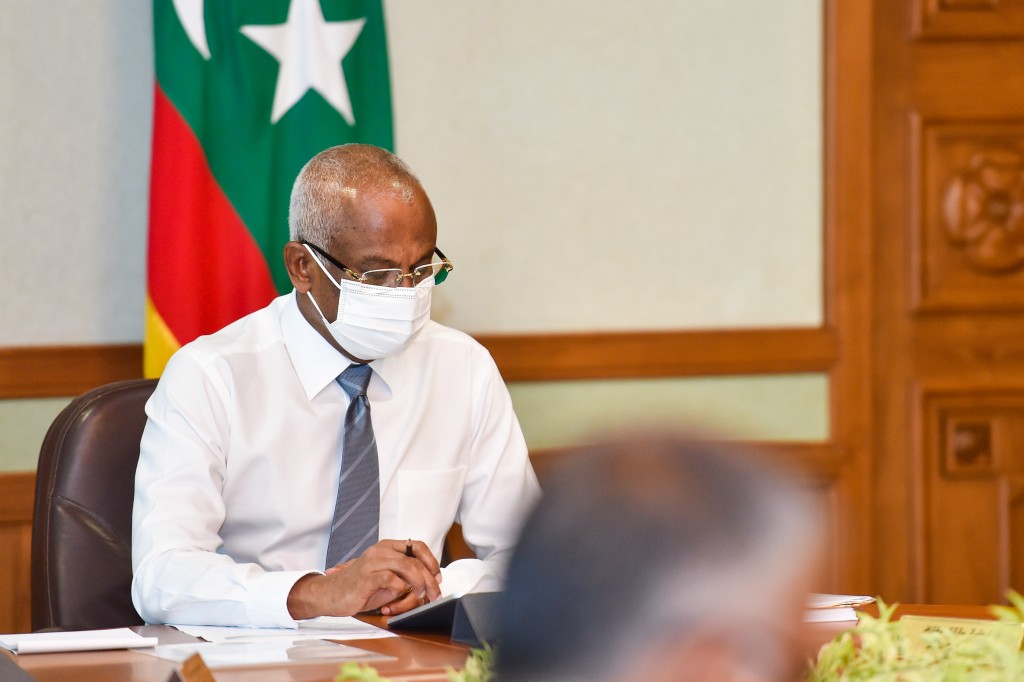 Mintheege hamahamakan gaaimukuraa action plan thanfeezukuraa steering committeege riyaasathu Raees Solih ah