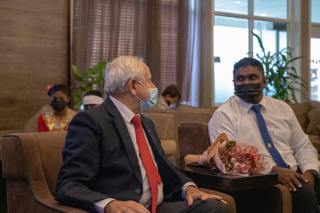 Dhuniyeyge beach volley federation ge Raees raajje ah: '' Rajjeyge mannzaru beach volley gai badhalu kolleveyne''