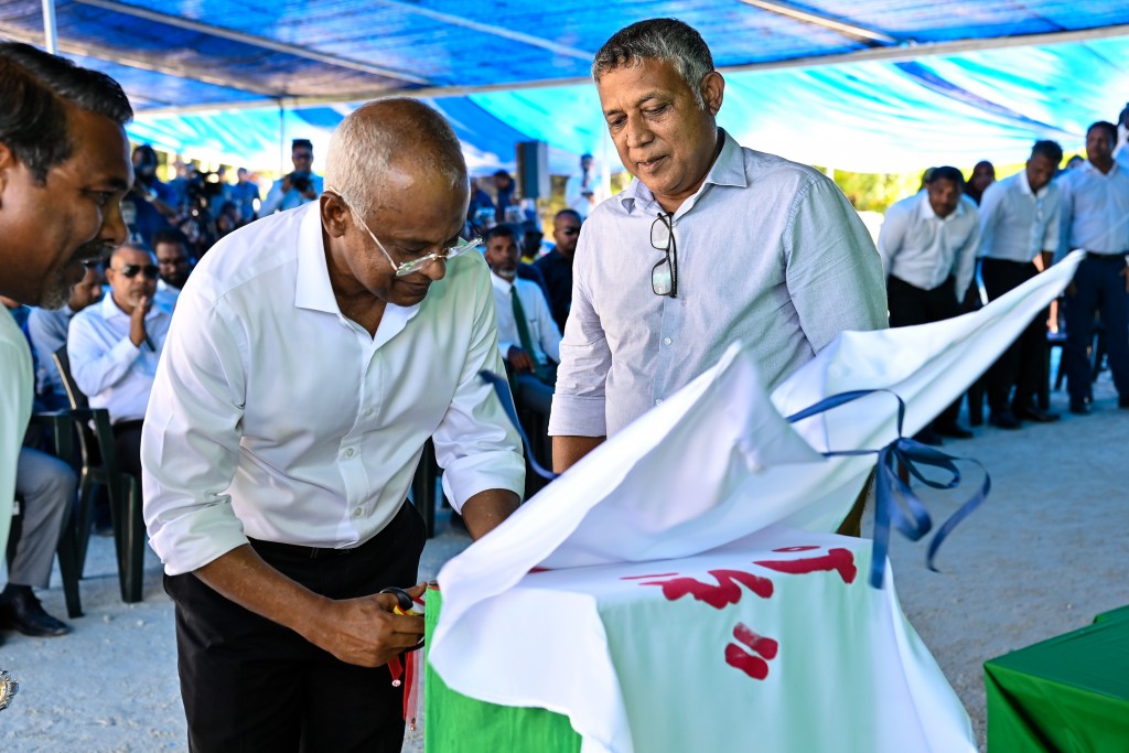 Photo: Raees Solih Dharaboodhoo bandharu hulhuvaidhevun