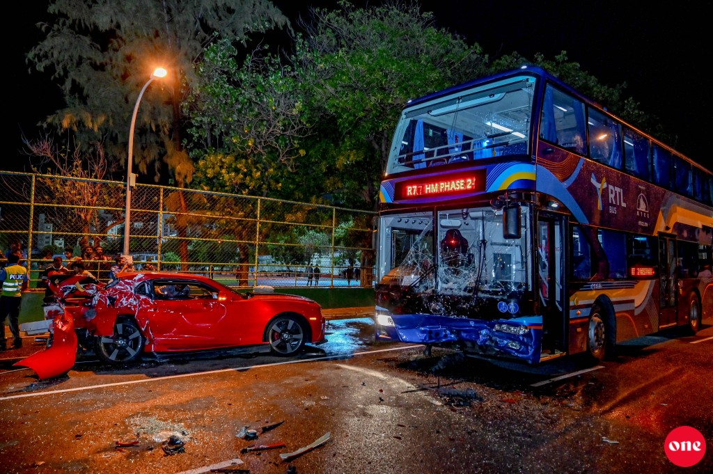 One person dead after bus-car collision near Ekuveni