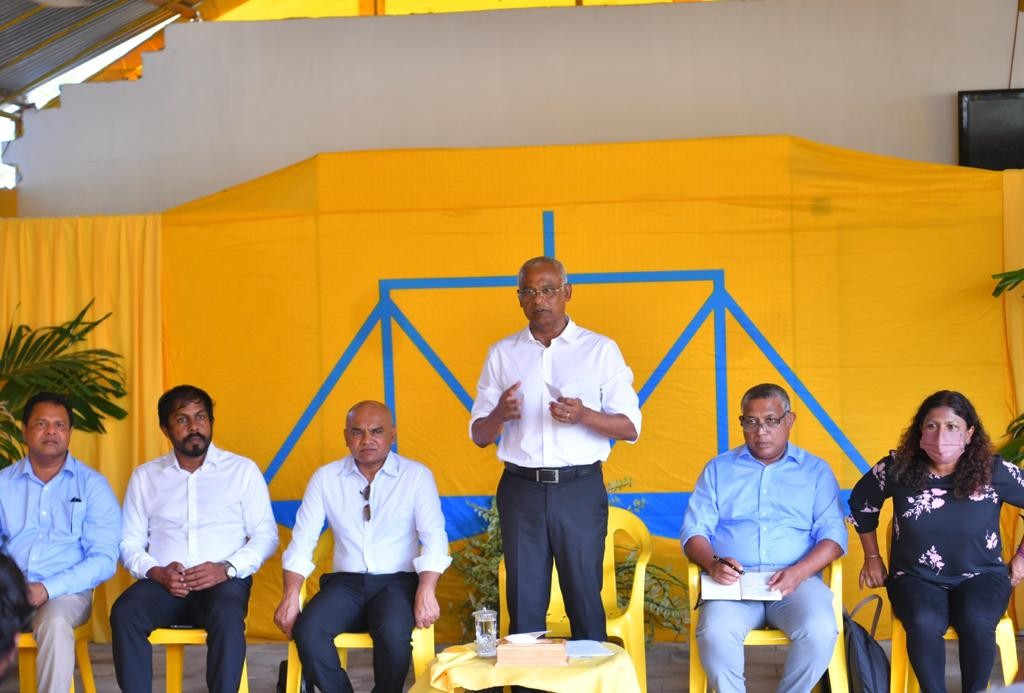 Raees Solih ge furathama campaign dhathurufulhugai R. Atholhah