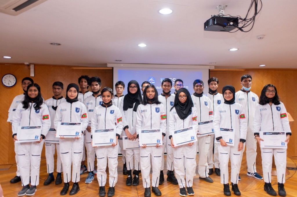 NASA in thamreen hoadhumuge furusathu dhivehi 32 dharivarakah libijje