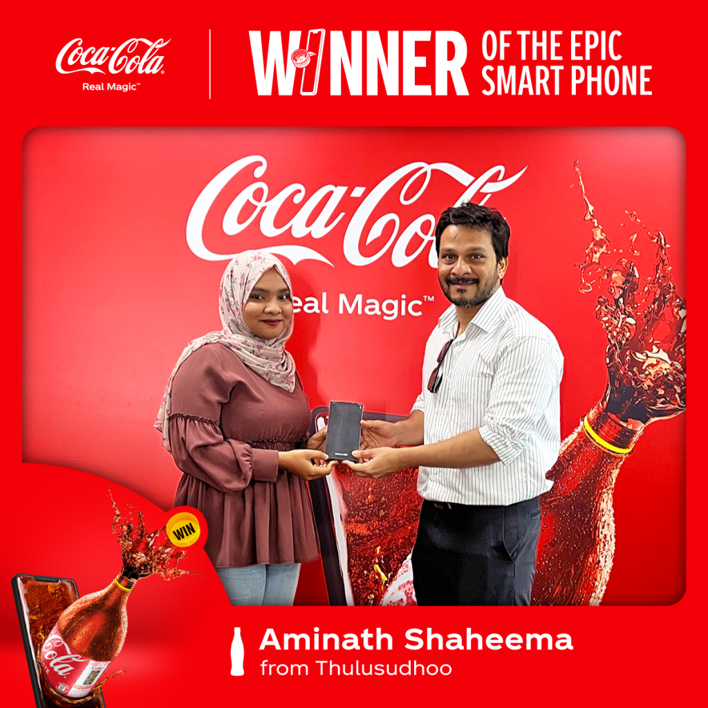 Coca-Cola ge promotional campaign ge enme fahuge naseebuverinah inaamu havaalu koffi
