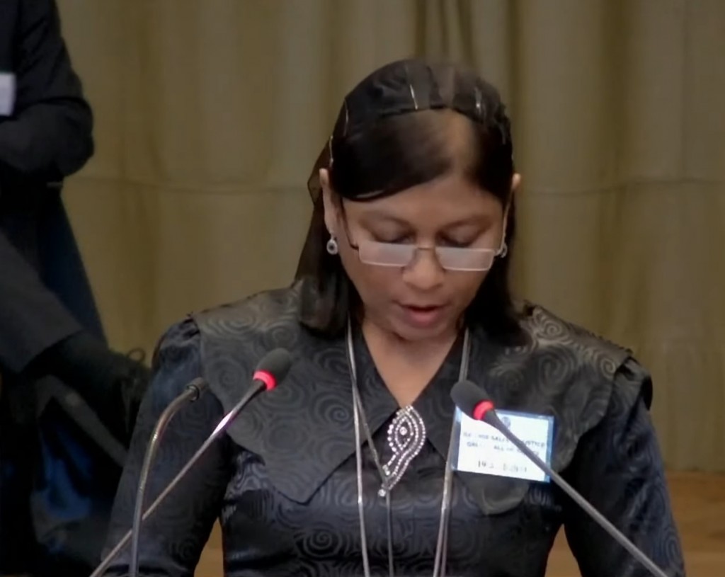 ICJ gai Dhivehiraahjje: Israel in ehinganee nasleh nathaalumuge jareemaaeh