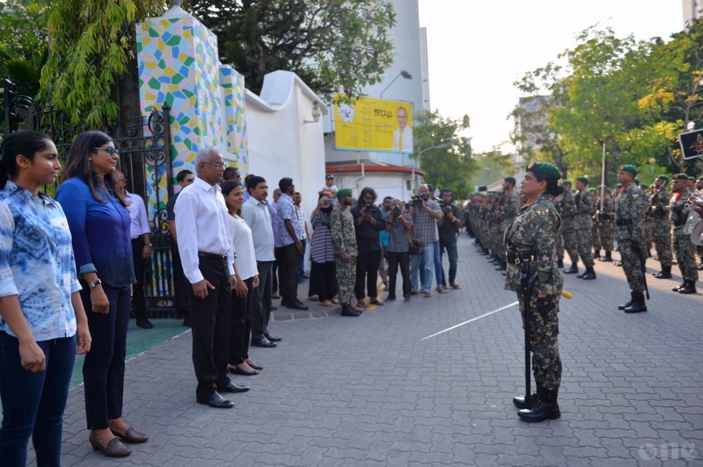 Special parade to celebrate 30 years of female officers in MNDF