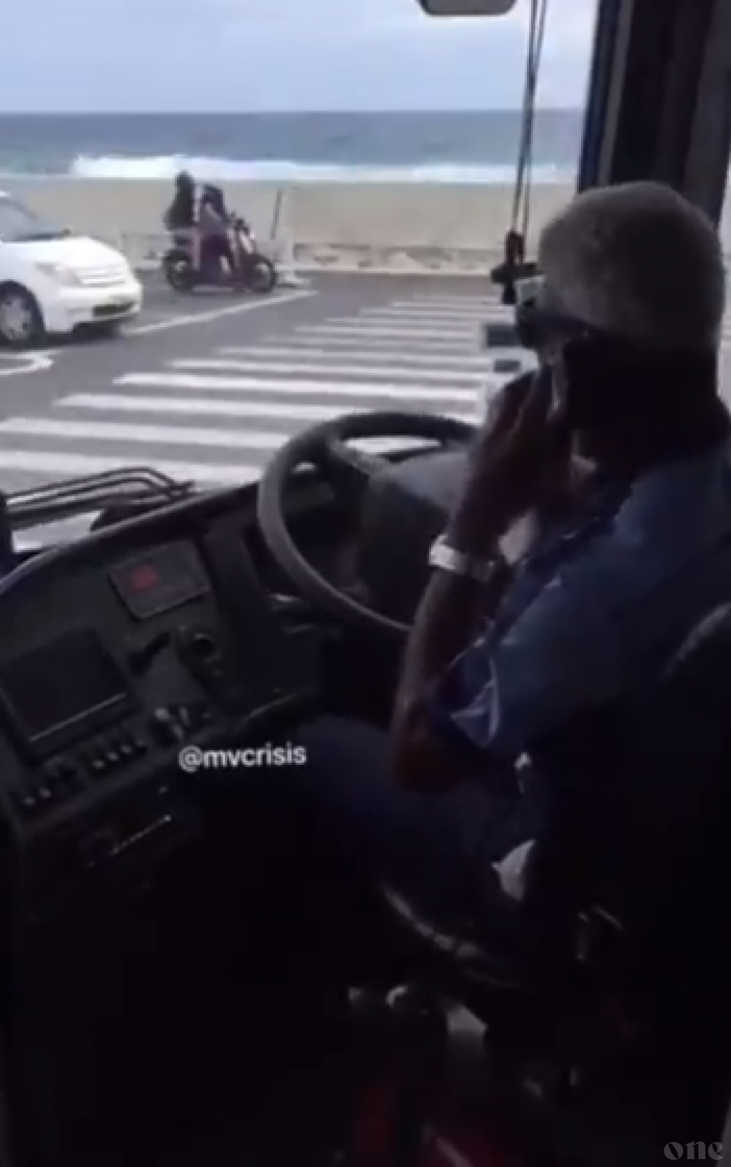 License seized after bus driver uses phone while driving
