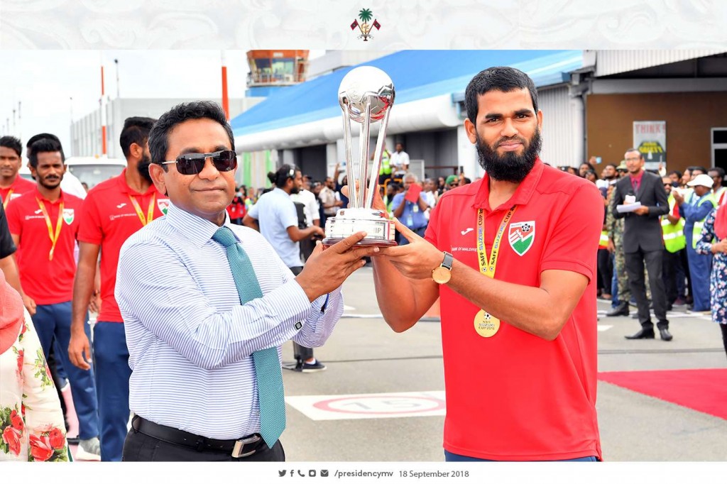 SAFF Championship ge 16 dhuvas gaumee joash inn furailumah Raees Yameen edhivadaigenfi