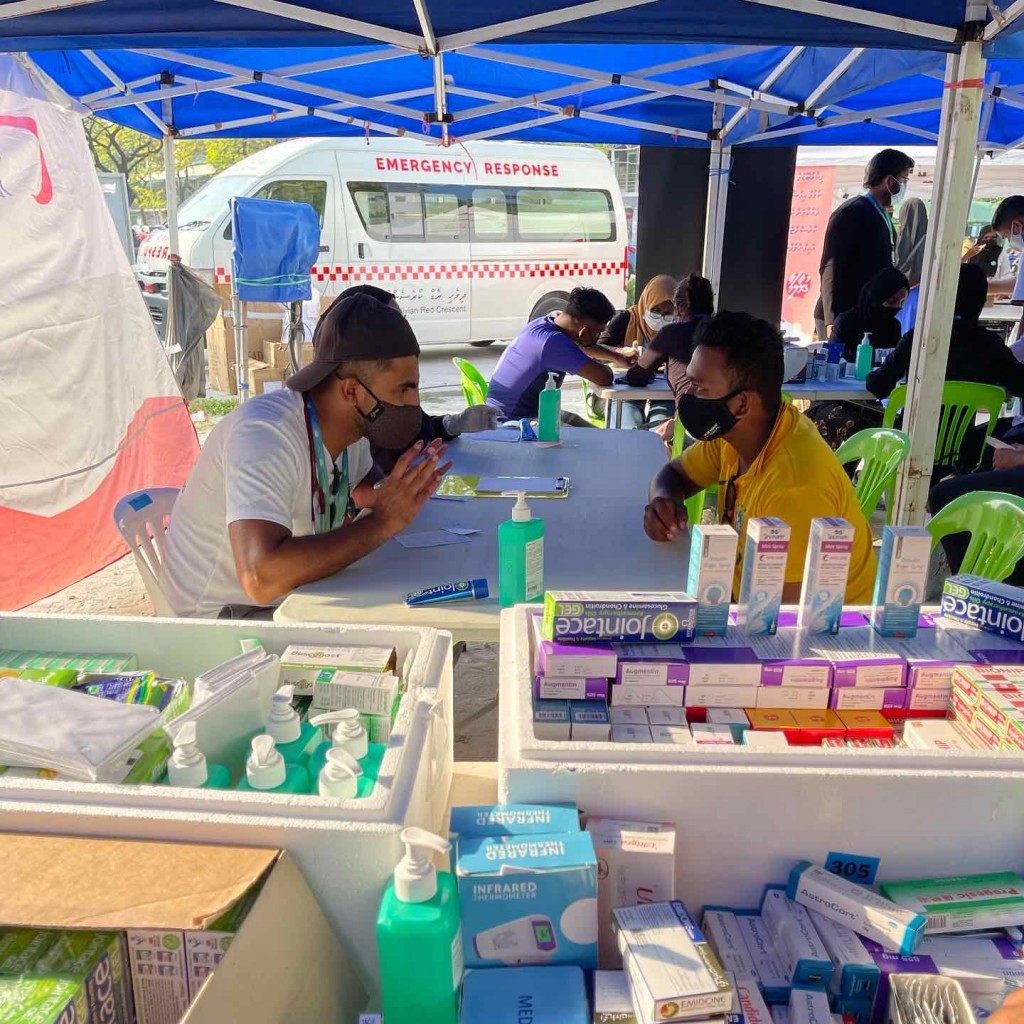 Bidheyseenah hulhumale'gai health camp eh baahvaifi
