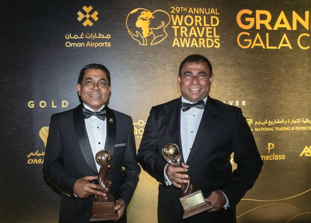 World leading destination award 3 vana faharah Raajje ah