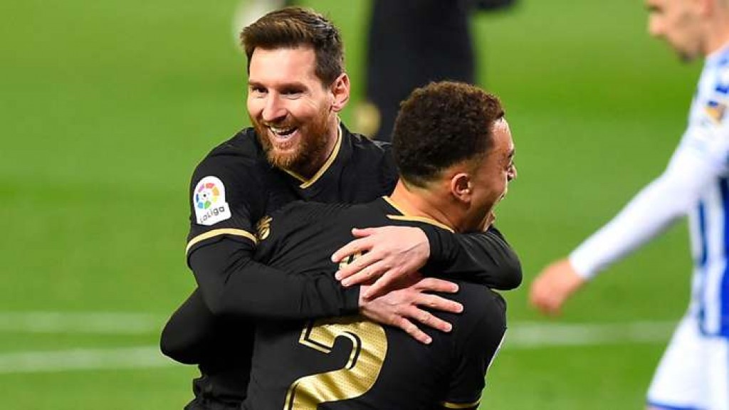 Messi ah ithuru record eh, Barca jersey gai 768 match!