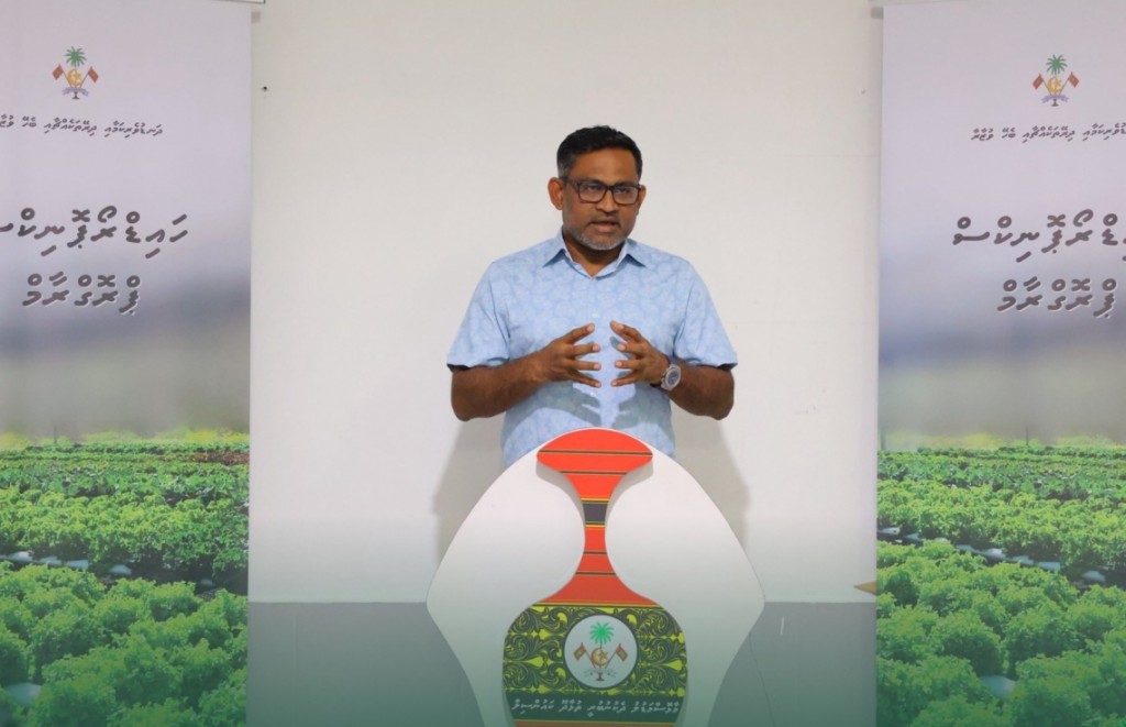 Agriculture ministry ge state minister Hussain Ismail magaamun vakikohffi