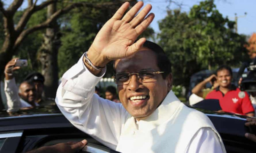Raees Maithripala Sirisena 2024 ge riyaasee inthihaabugai vaadhakurahvvan edhivadaigenfi