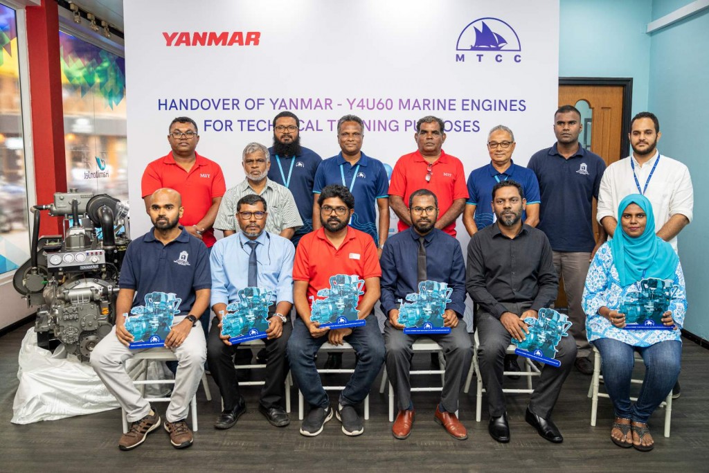 training institute thakah MTCC in Yanmar engine hadhiyaa koffi