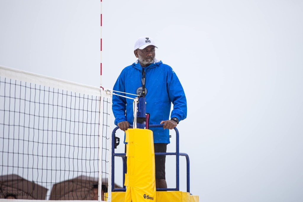 Beach Volley ge referee kamugai Hussain ithuru harufathakah