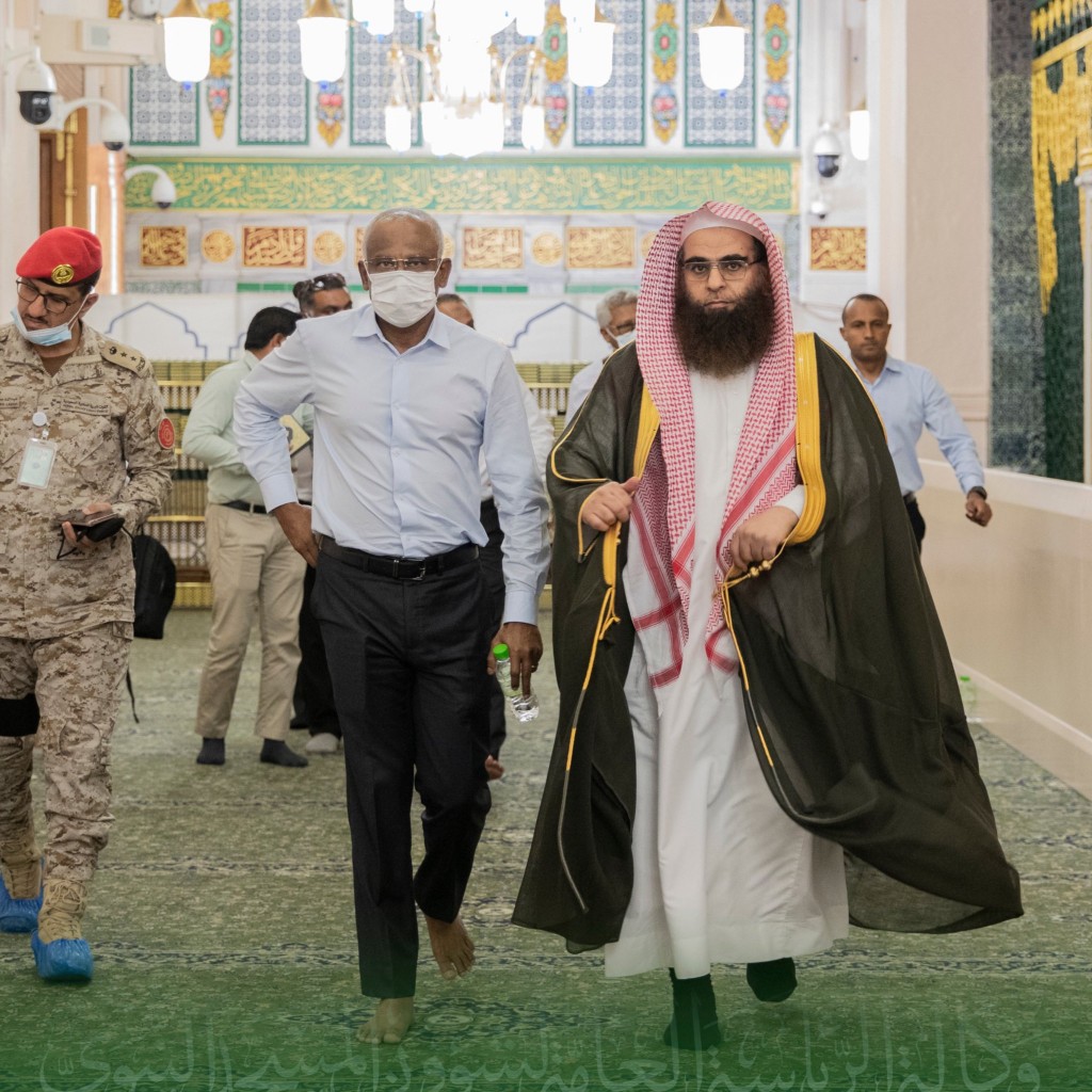 Raees Solih Masjid Nabawi ah ziyaaraiy kurahvaifi
