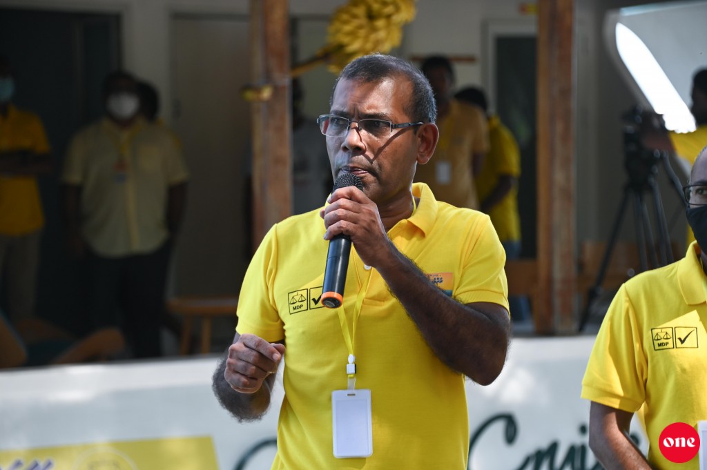 Masahkaiy theringe kankan kashavaru kohdhinumakee MDP ge amaazu: Nasheed