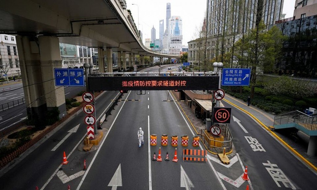 China's Shanghai split in two for COVID-19 lockdown as asymptomatic cases surge