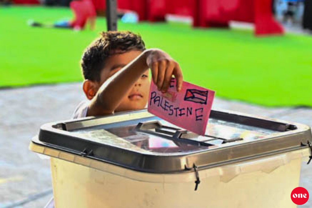 One Photo: Palestine aai eku Dhivehin telethon