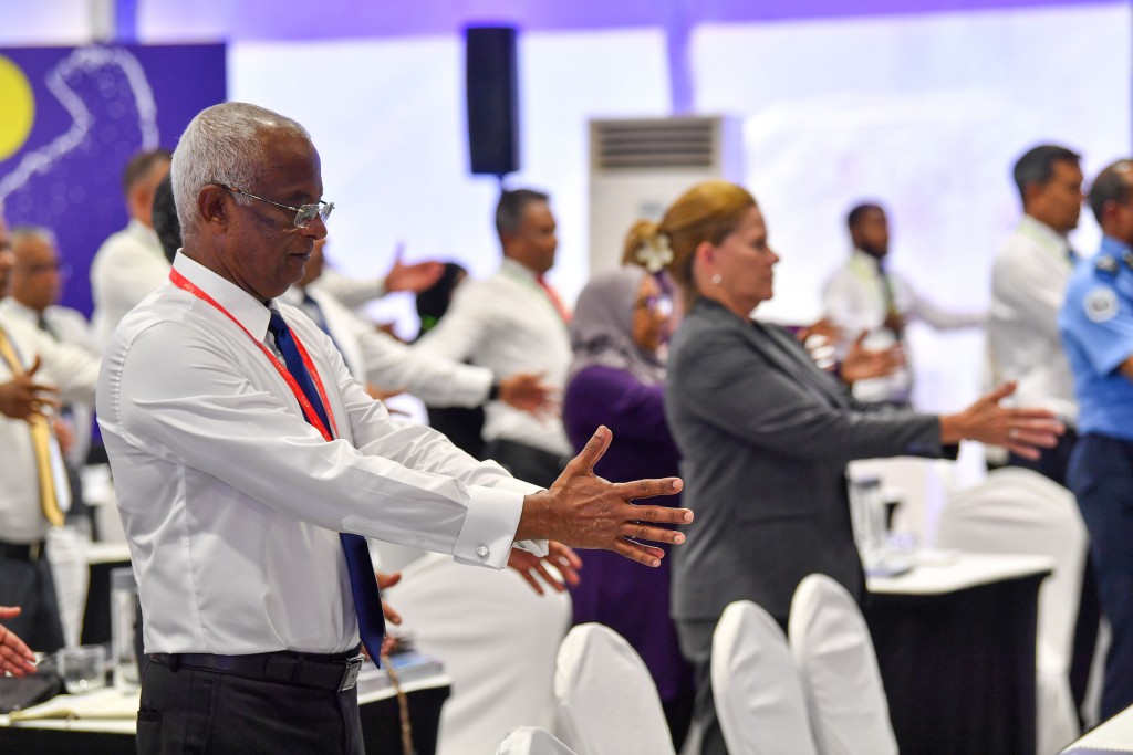Photo: Viyavathi Raajje conference ge furathama dhuvahuge session thah