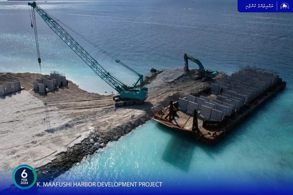 K. Maafushi Harbour Development Project well underway: MTCC