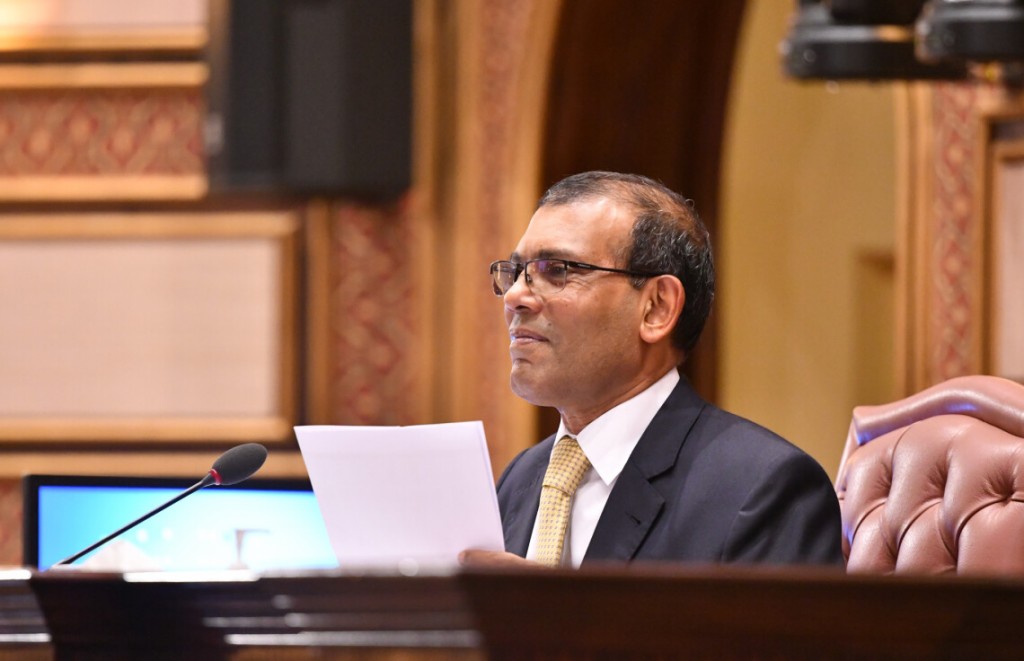 Ninman jehey bill thah eba huri, mi dhauru angaara dhuvahah dhemigen hingaidhaane: Majilis Raees