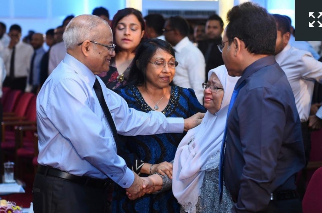 President Solih conveys condolences to the family of the late Moomina Abdul Gayyoom