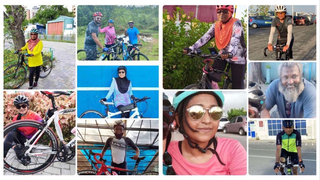 India ge cycling federation ge coach in thamreenu kurumuge course eh gai Bike Maldives ge 13 baiveriyaku
