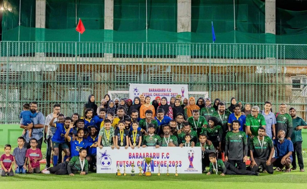 Baraabaru FC futsal challenge ah furusathu hulhuvaalaifi
