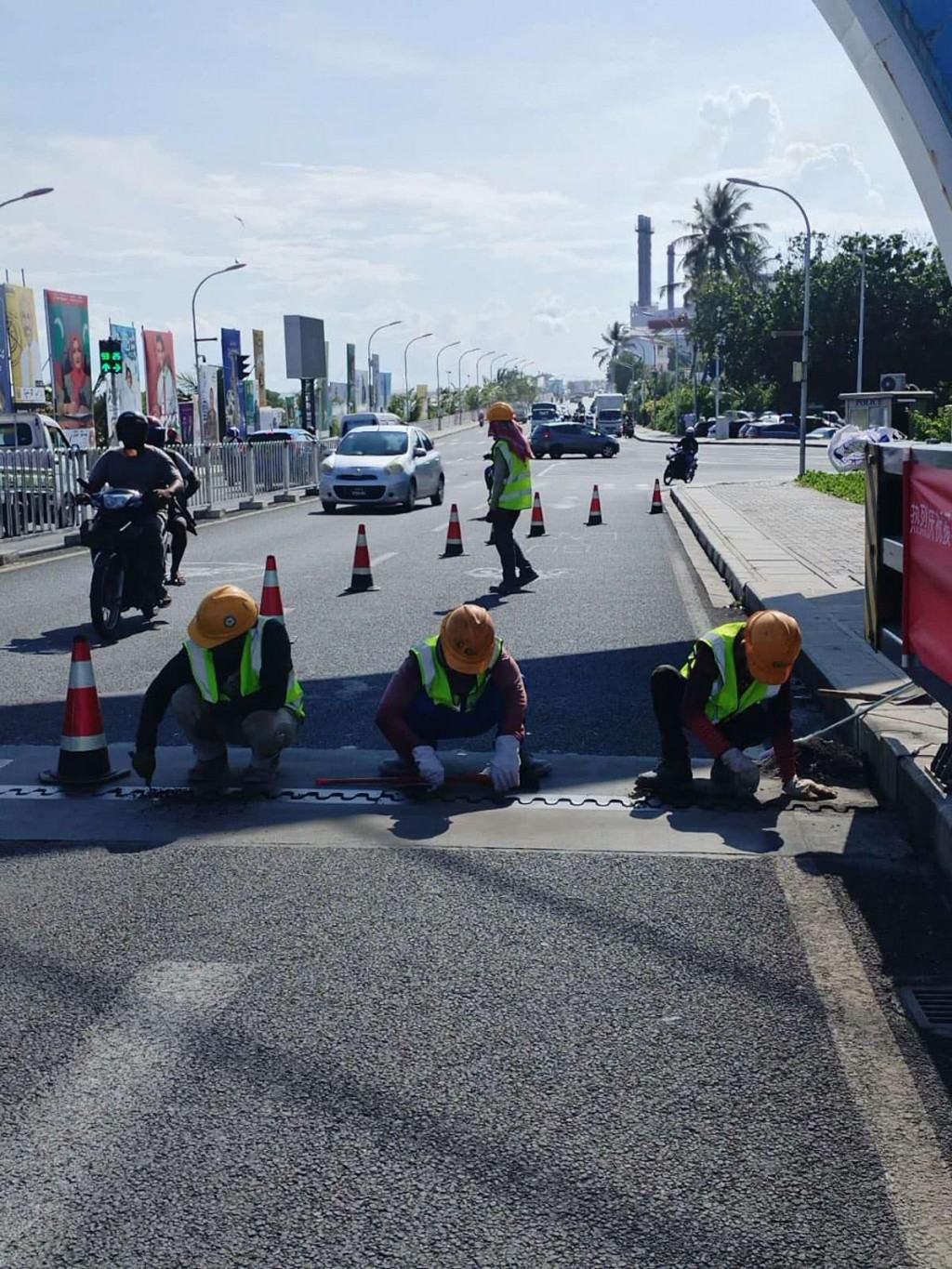 Sinamale' bridge ge maintenance masakkaiy thah China ge CCCC in fashaifi